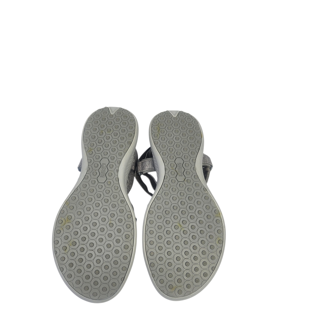Skechers Gray Sandals with Teal Accents - Picture 7 of 8